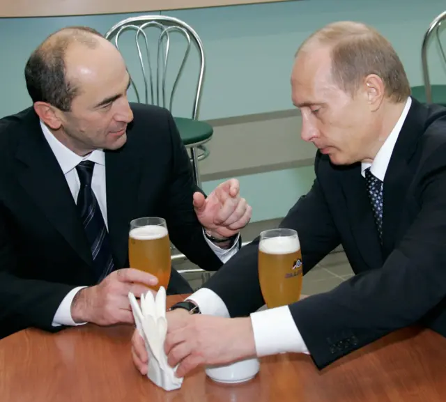 Роберт Кочарян и Владимир Путин