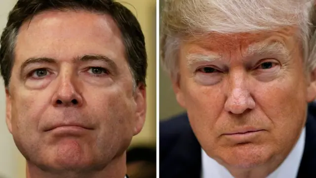 Trump y Comey