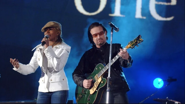 Mary J Blige bergabung dengan U2 di atas panggung untuk membawakan lagu tersebut di acara Badai Katrina – dia kemudian merekam versi lagu tersebut,