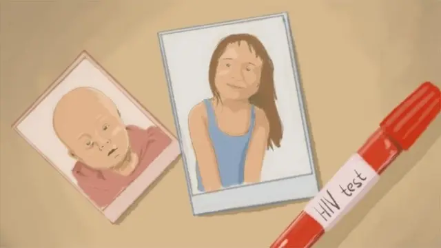 ВИЧ темасындагы иллюстрация