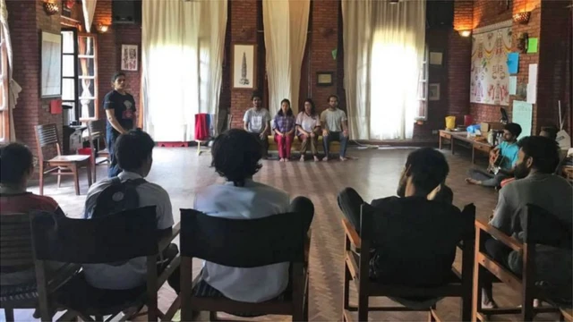 प्रशिक्षणका क्रममा।