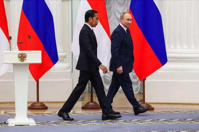 До визита в Москву президент Индонезии Джоко Видодо побывал и в Киеве