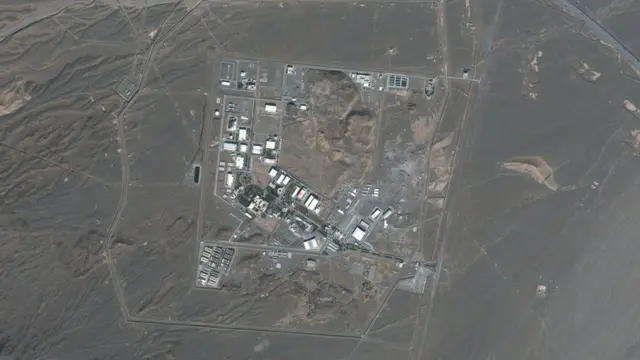 صورة بالأقمار الاصطناعية لمفاعل نظانز الإيراني