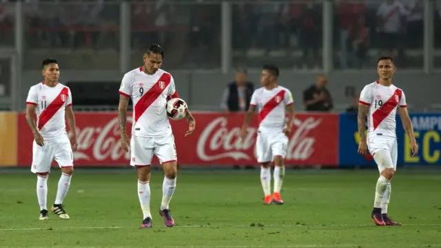 Desilusión de los jugadores peruanos