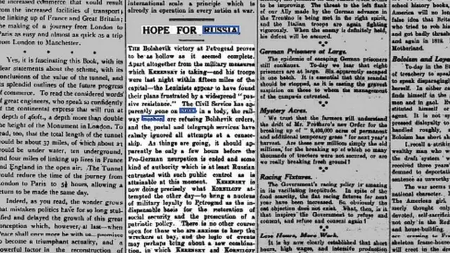 Globe, 9 ноября 1917