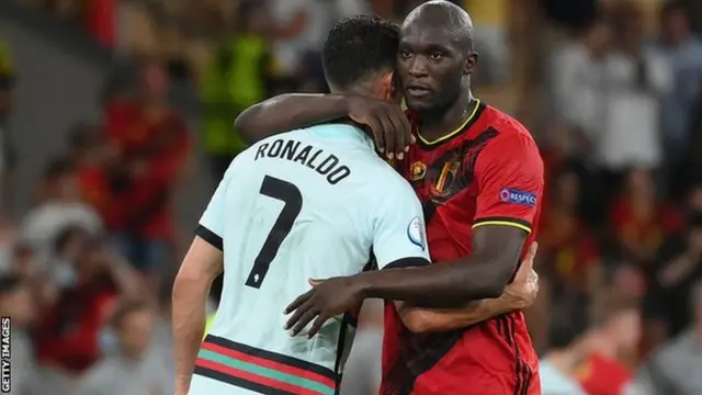 Cristiano Ronaldo na Romelu Lukaku