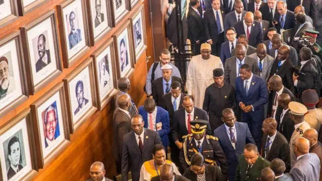 Yemi Osinbajo a wurin taron Kungiyar Tarayyar Afirka