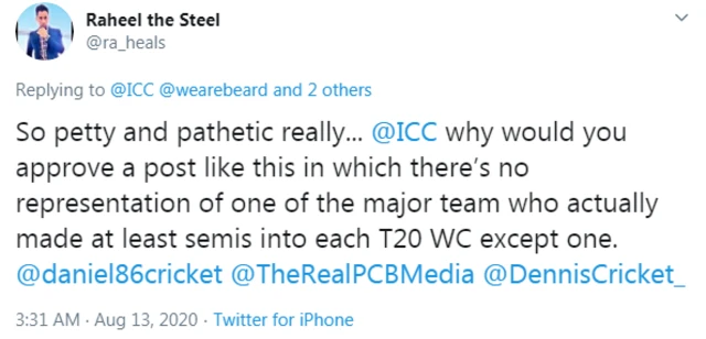 آئی سی سی، کرکٹ، پاکستان