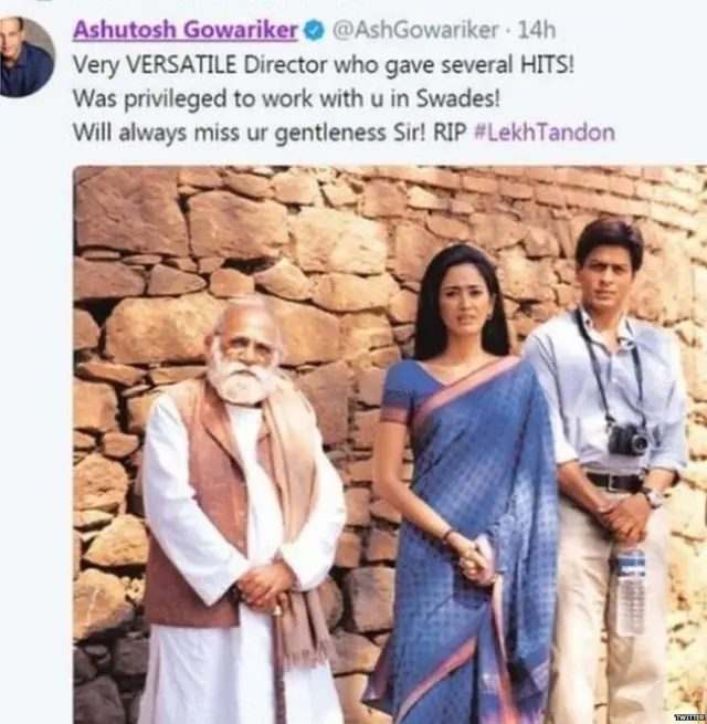 Lekh Tondon, Shahrukh Khan