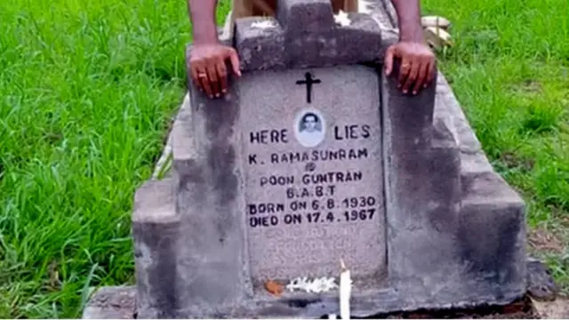 पिता की क़ब्र तक पहुंचे तिरुमारन