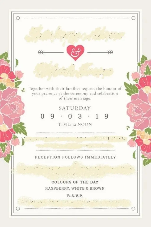 Wedding card
