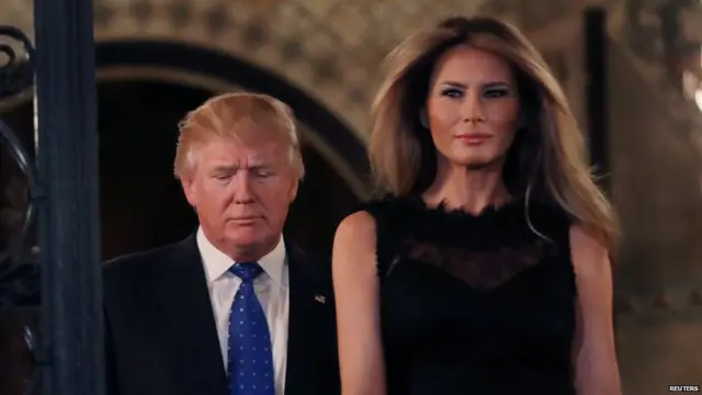 Donald and Melania Trump