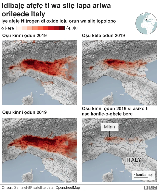 Aworan iroyin nipa coronavirus