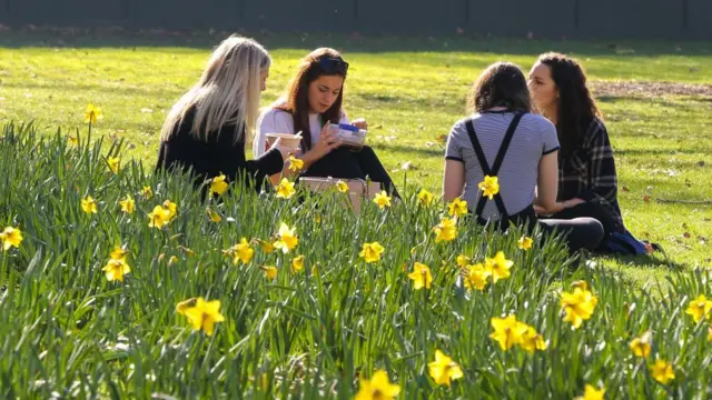 સનલાઇટમાં છોકરીઓ