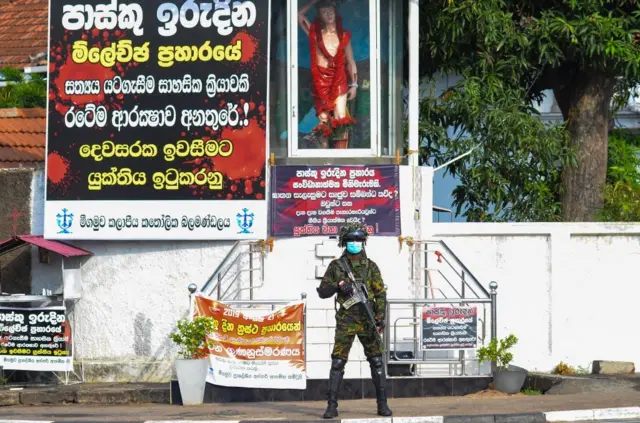 Easter attack protest