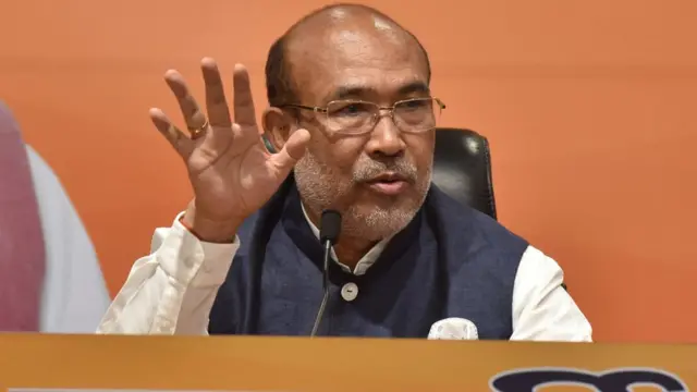 মণিপুরের মুখ্যমন্ত্রী এন বীরেন সিং
