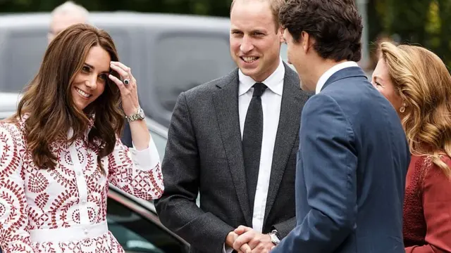 બ્રિટનના શાહી પરિવાર સાથે જસ્ટીન ટ્રુડો