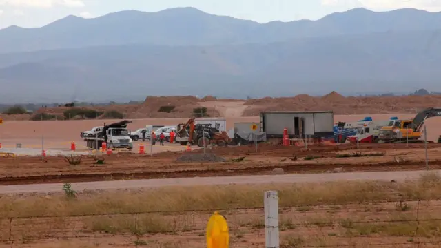 Terreno onde seria erguida a fábrica mexicana da Ford