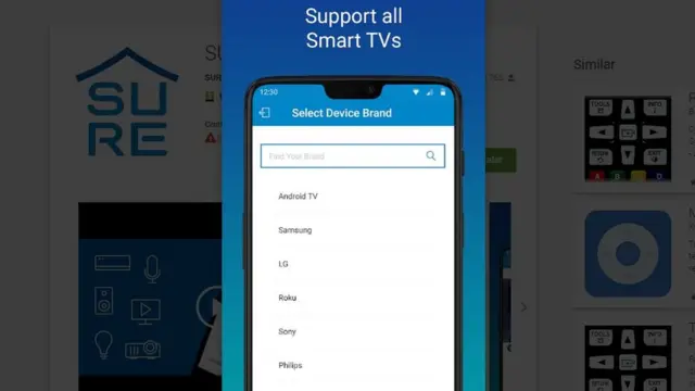 SURE Universal Remote.