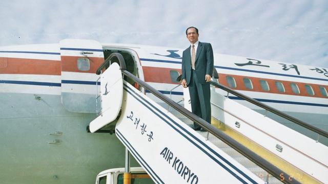朴采书搭乘朝鲜一架民航班机去平壤。