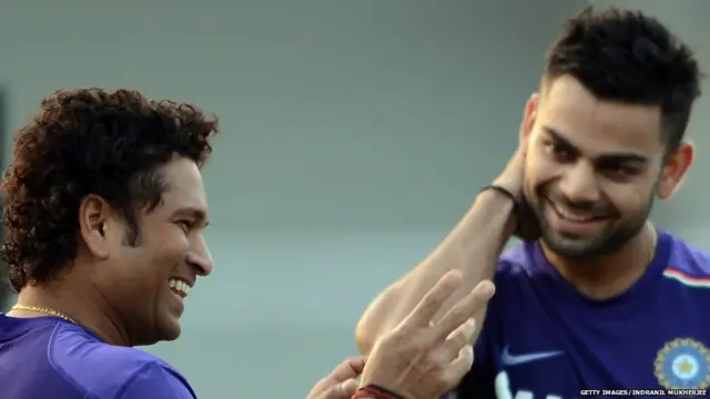 सचिन तेंडुलकर आणि विराट कोहली