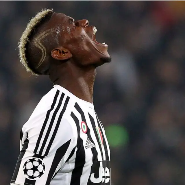 Pogba cuando jugaba para la Juventus.