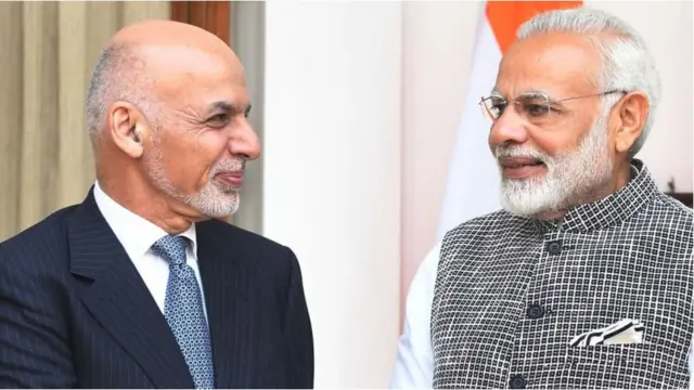দিল্লিতে আফগান প্রেসিডেন্ট আশরাফ ঘানি এবং ভারতের প্রধানমন্ত্রী নরেন্দ্র মোদী (ফাইল ফটো)