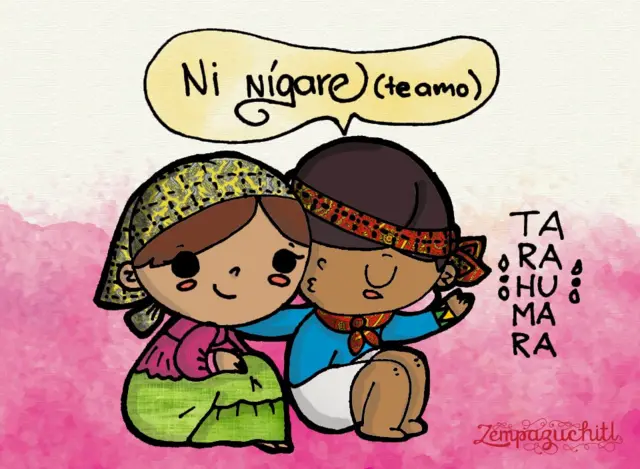 "Te amo" en tarahumara