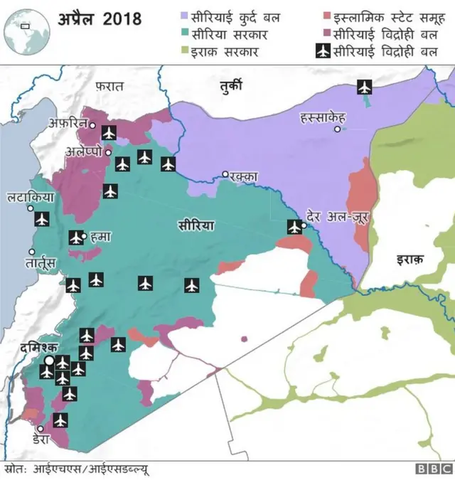 सीरिया में स्थिति