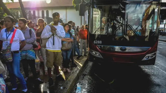 Cola de transporte.