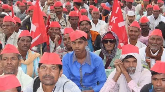 किसानों का प्रदर्शन