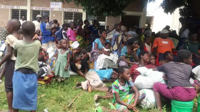 Impunzi zihunga imirwano iri muri Kongo bigaragara ko zigizwe ahanini n'abagore n'abana