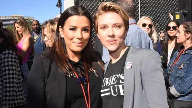 Eva Longoria y Scarlett Johansson