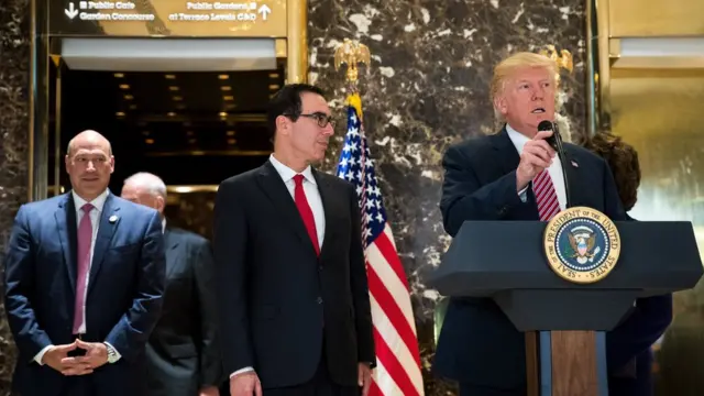 Gary Cohn ve Trump aynı karede