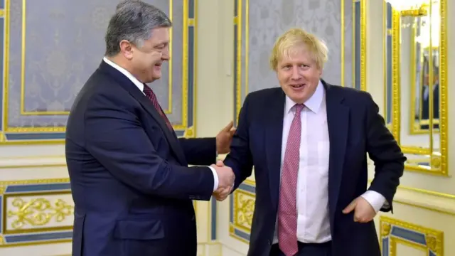 Джонсон та Порошенко