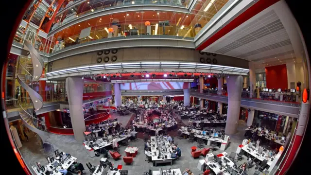 The BBC Newsroom