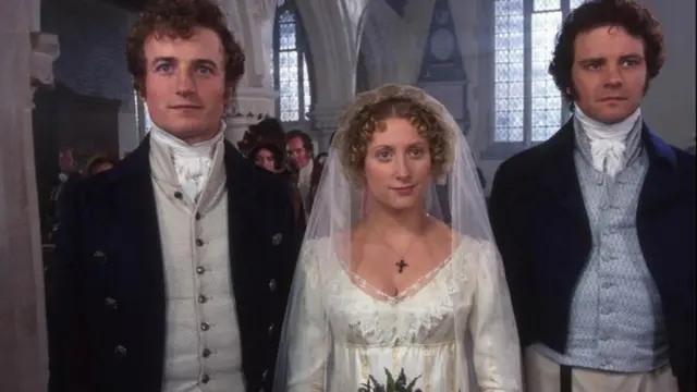 Escena de Orgullo y Prejuicio en producción de la BBC