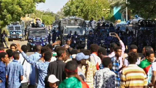مظاهرة في السودان