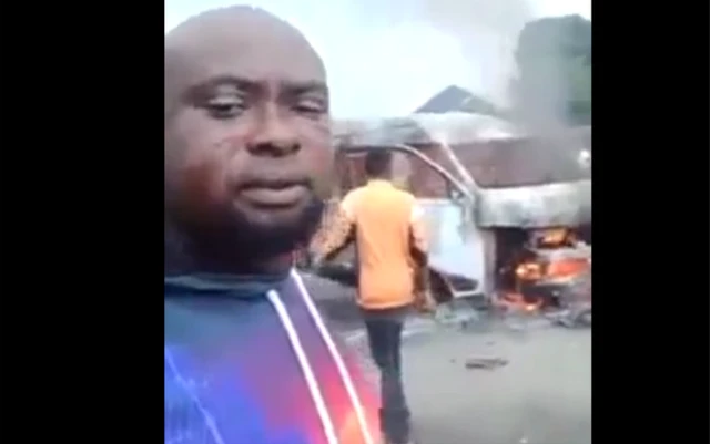 Onye a gbara ụgbọala ya ọkụ