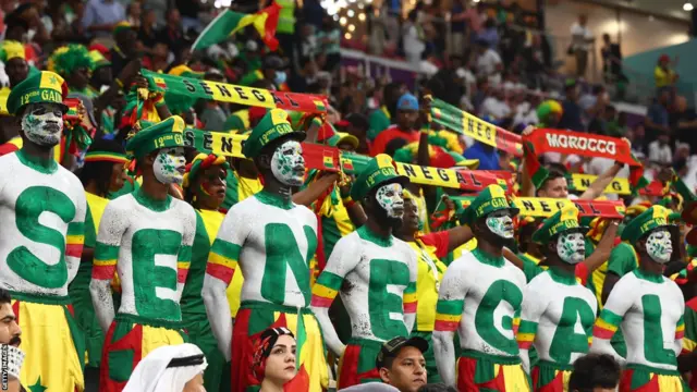 Les supporters sénégalais à la Coupe du monde 2022 au Qatar