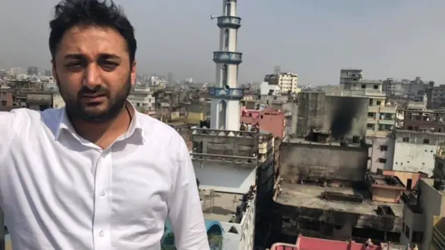 আগুনে ভেতর থেকে বেঁচে ফেরা মাহাবুবুর রহমান