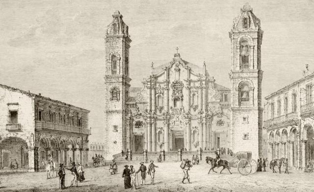 1880年代的哈瓦那大教堂
