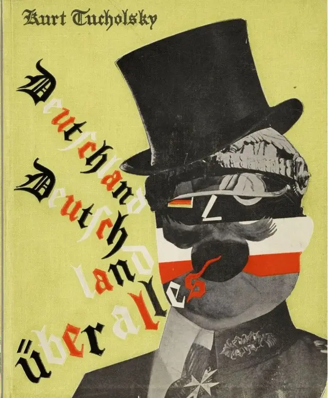 哈特菲尔德的作品，如《德国》、《德国的一切》等，讽刺了受纳粹奴役的德国人。