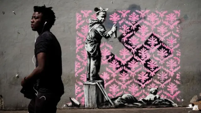 Bansky hits Paris
