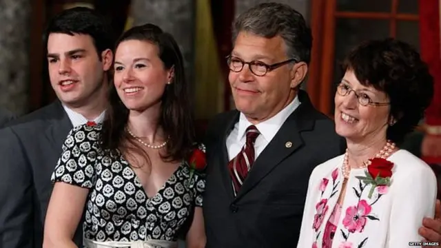 Al Franken has been married to Franni (R), for more than 40 years and they have two adult children