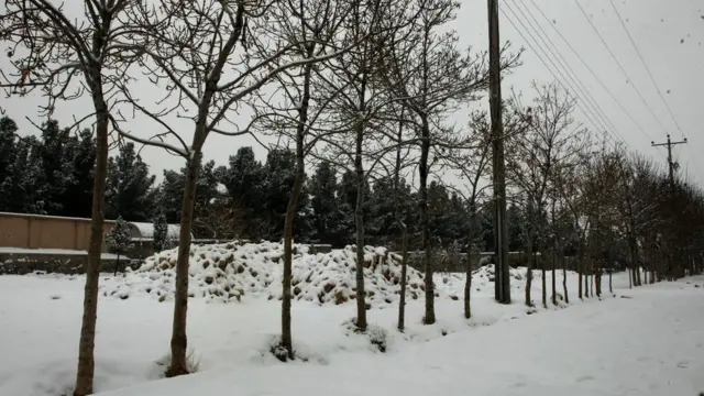 اولین برف در هرات