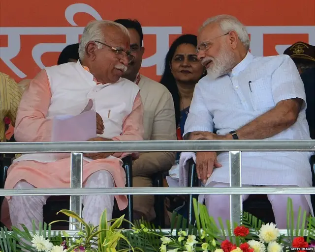 मनोहर लाल खट्टर, नरेंद्र मोदी