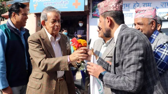 चुनावी कार्यक्रममा राप्रपा नेता पशुपतिशम्शेर जबरा