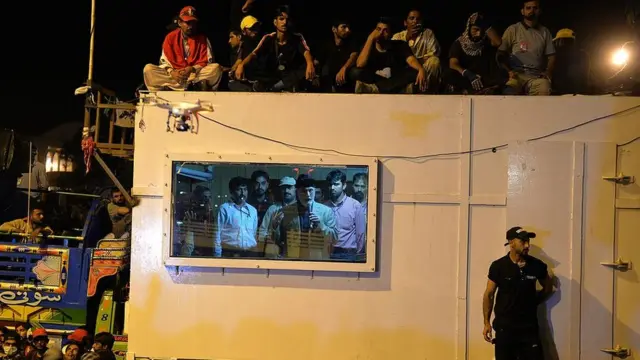 طاہر القادری کنٹینر