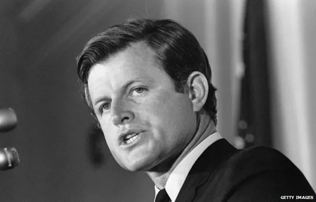 Senator Ted Kennedy speaking in 1968